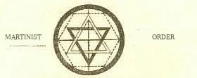 The "ORDEN — MARTINISTA" heading: an interlaced hexagram in a circle between the two words. The reformed Order's new device, printed at the head of the reform documents.
