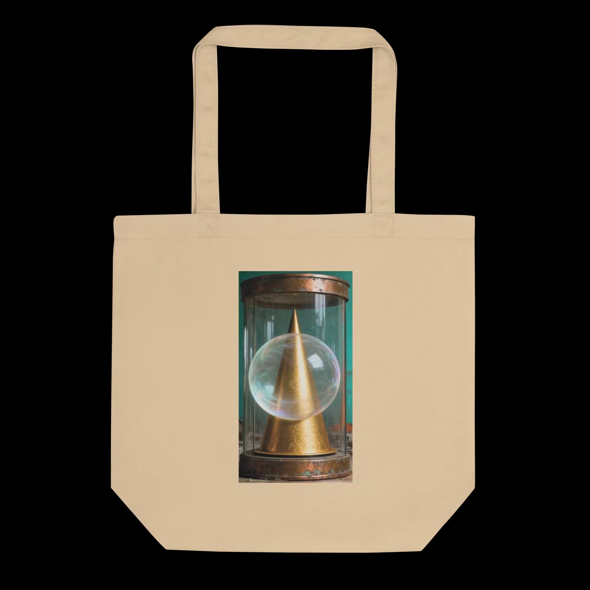 Eco Tote Bag — oyster, front view