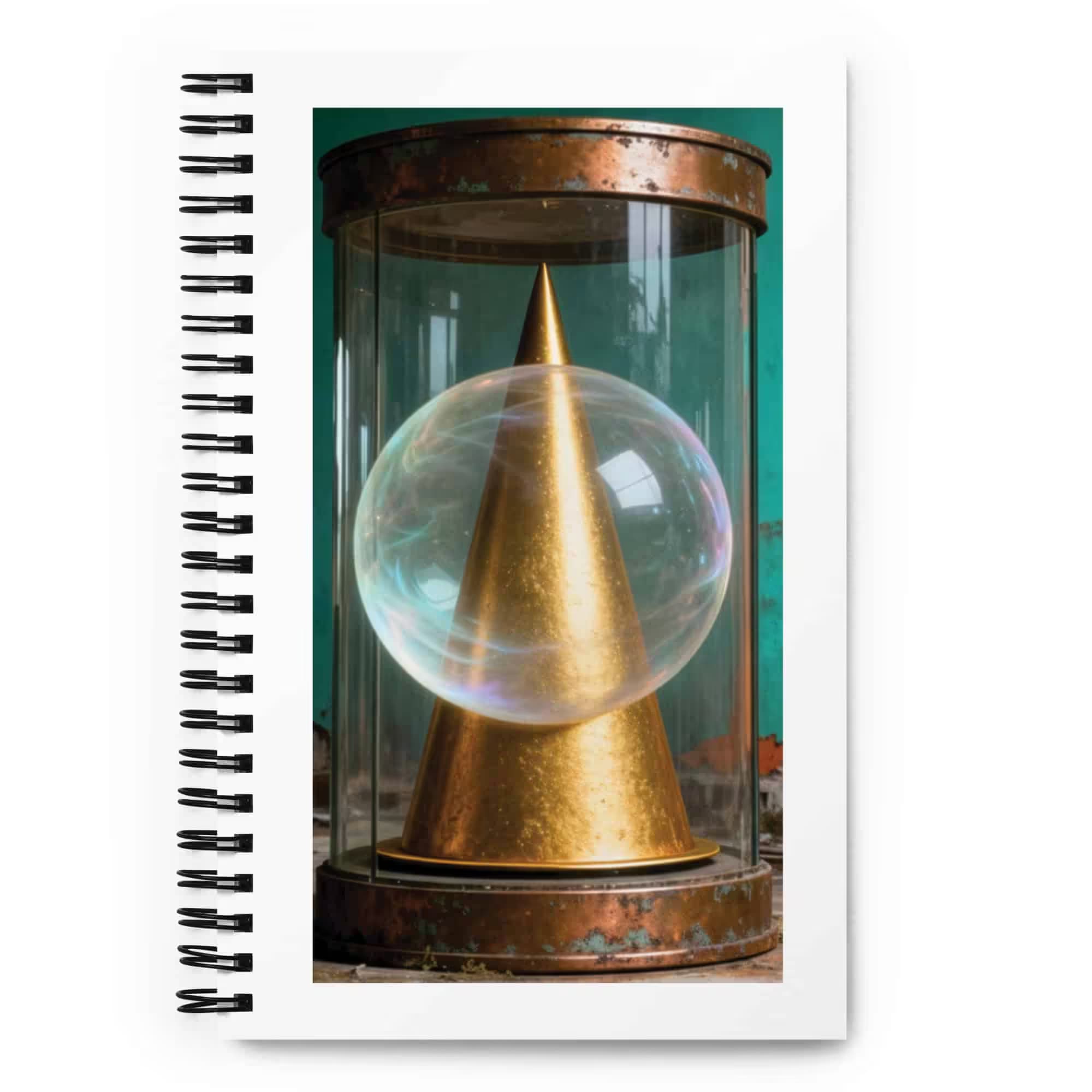 Spiral Notebook — dotted, front view