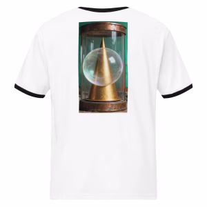 Unisex ringer t-shirt | The Collective Press | Sacred Synthesis | Memoriam